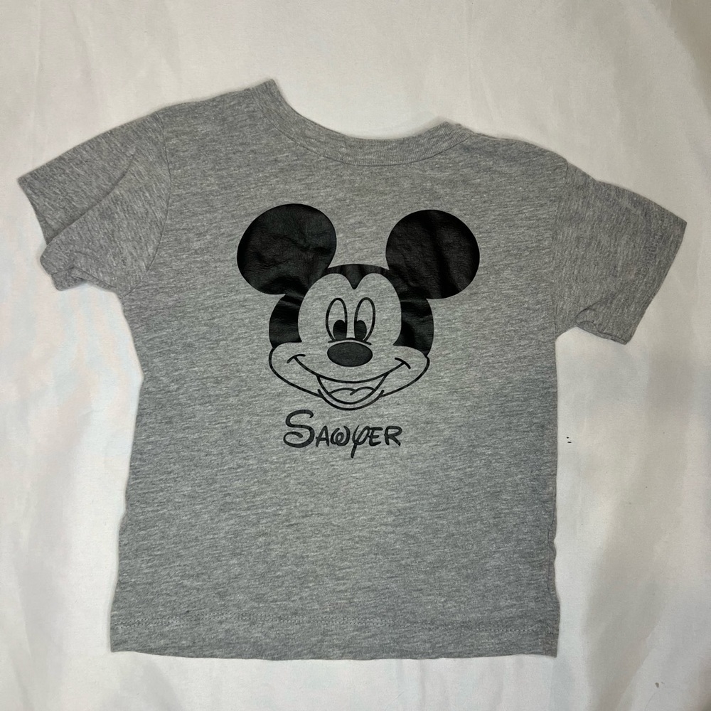 Mickey Mouse Grey Sawyer short sleeve shirt 2T Disney